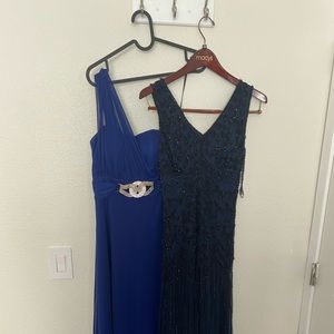 Pisarro Nights Blue Dress Womens And Betsy Adams Blue Dress Size 6 No Sleeve